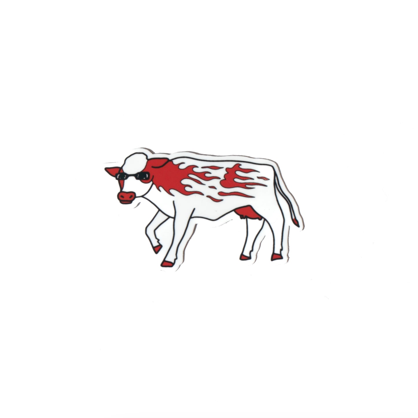 "Sick AF Cow" Sticker